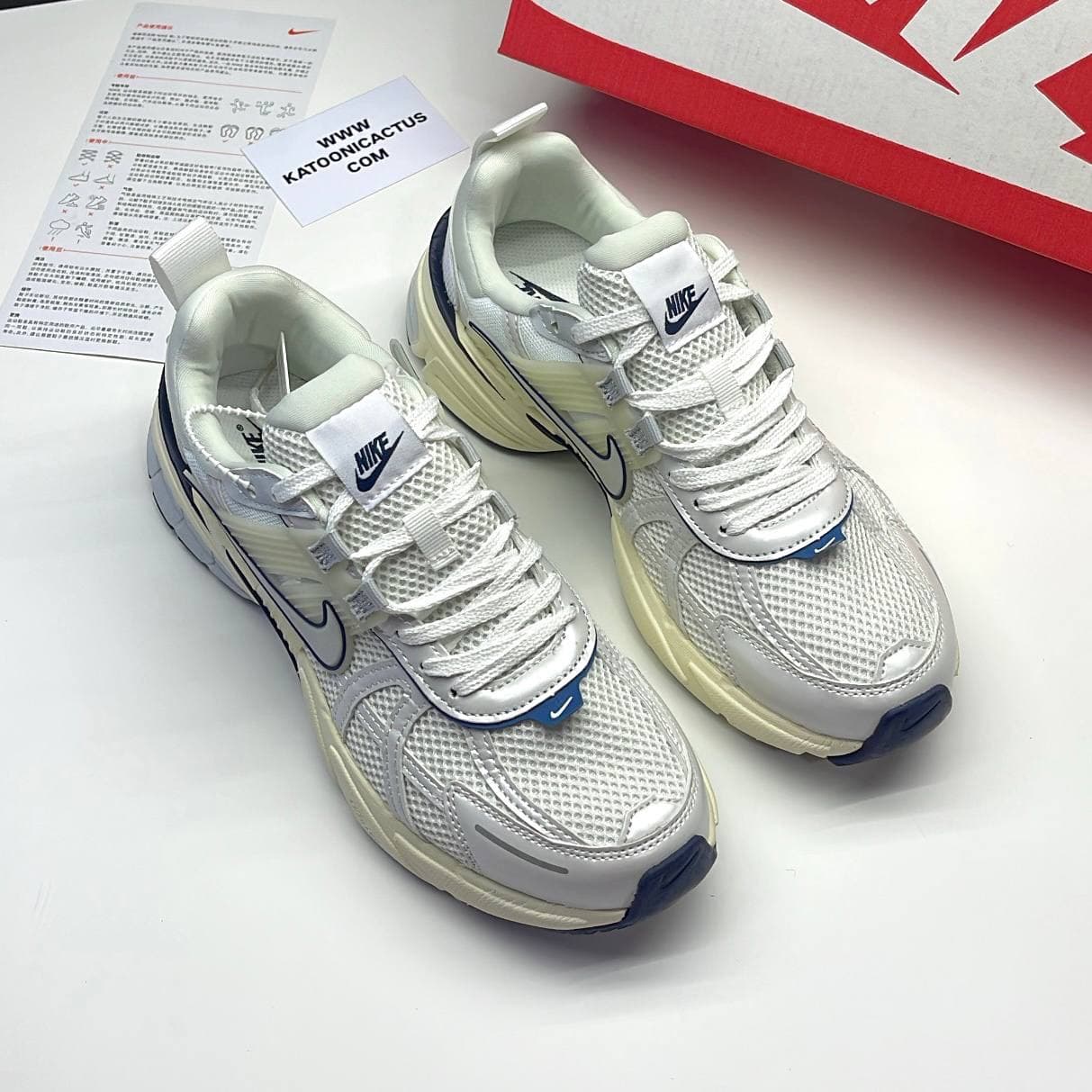 نایک وی تو کی سفید سورمه ای NIKE V2K — تصویر ۷