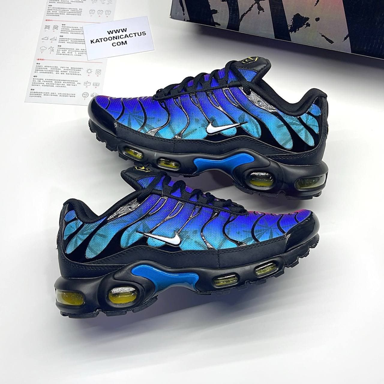 نایک ایرمکس پلاس تی ان آبی بنفش NIKE AIR MAX PLUS TN — تصویر ۵