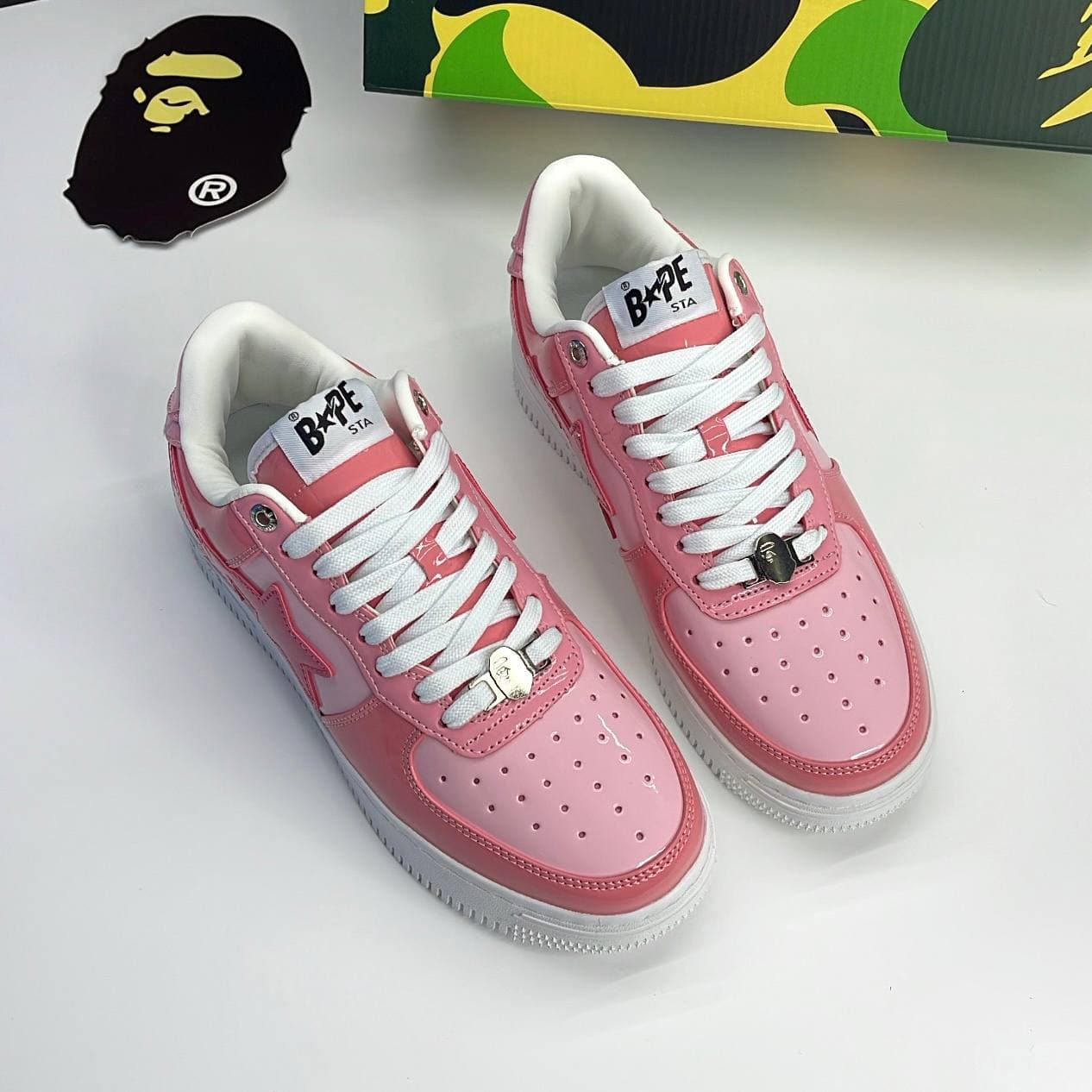 بیپ استا صورتی BAPE STA — تصویر ۷