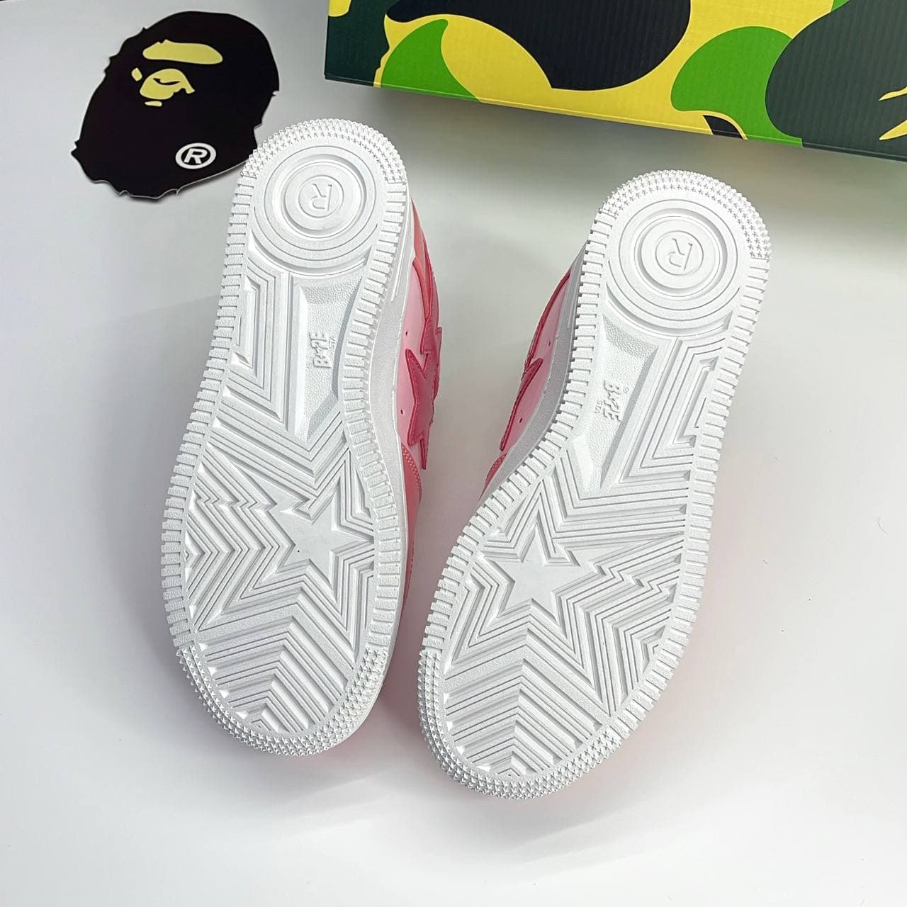 بیپ استا صورتی BAPE STA — تصویر ۸