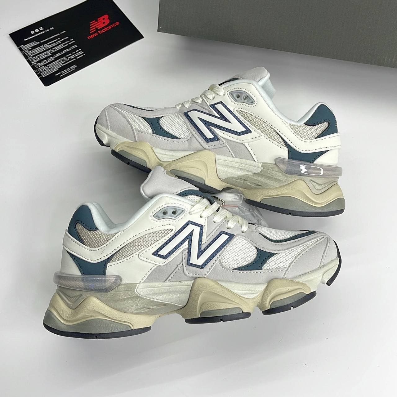 نیوبالانس 9060 کرم سورمه ای NEW BALANCE 9060