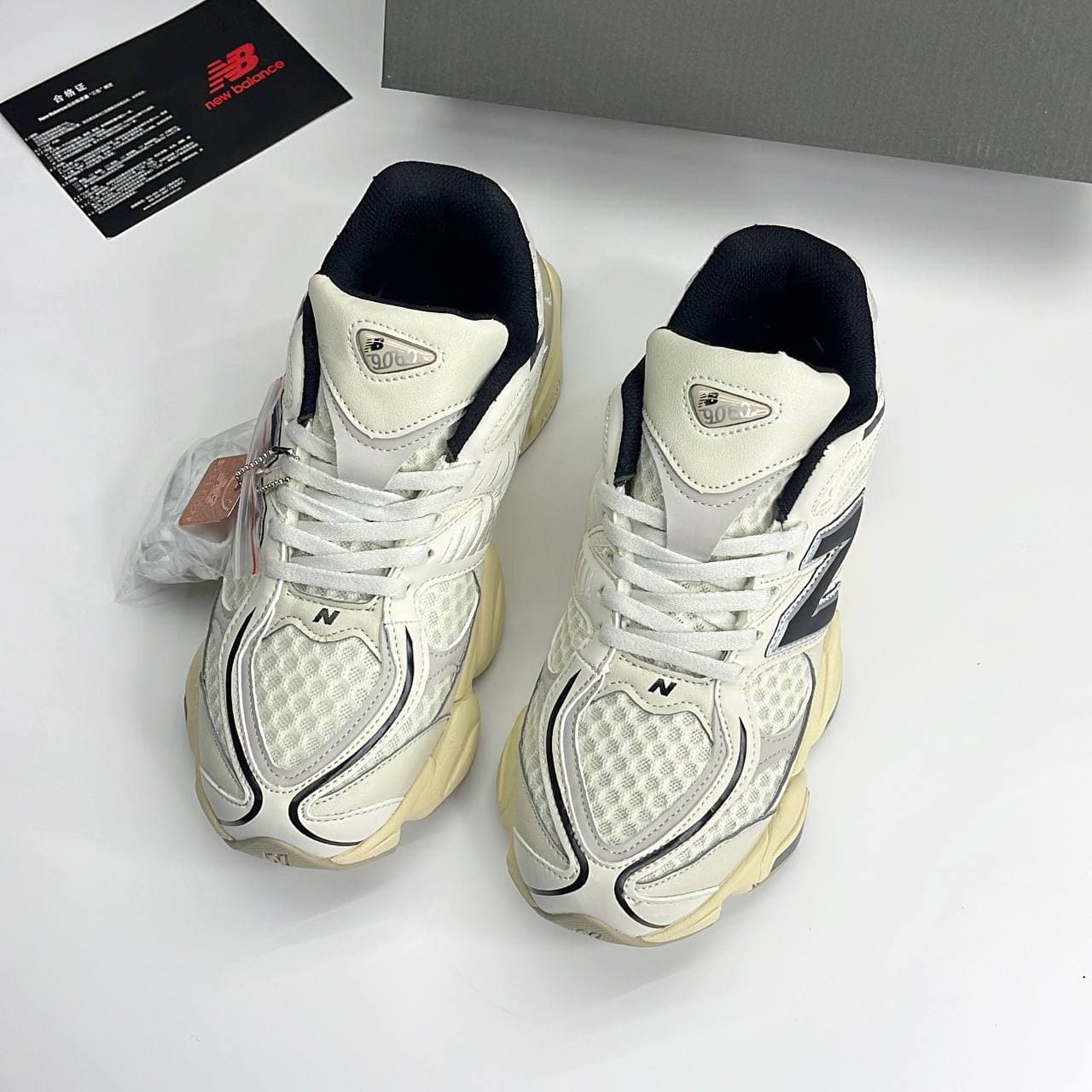 نیوبالانس 9060 کرم مشکی NEW BALANCE 9060 — تصویر ۵