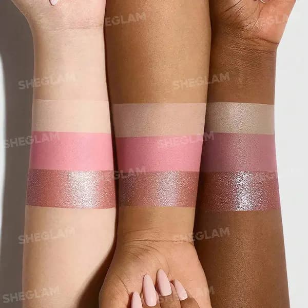 پالت سایه سه رنگ شیگلم مدل Berry Besties Color Trio — تصویر ۳