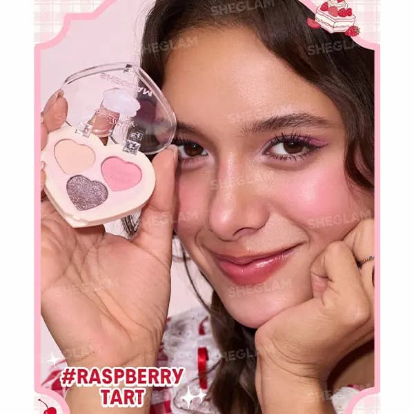 پالت سایه سه رنگ شیگلم مدل Berry Besties Color Trio — تصویر ۲