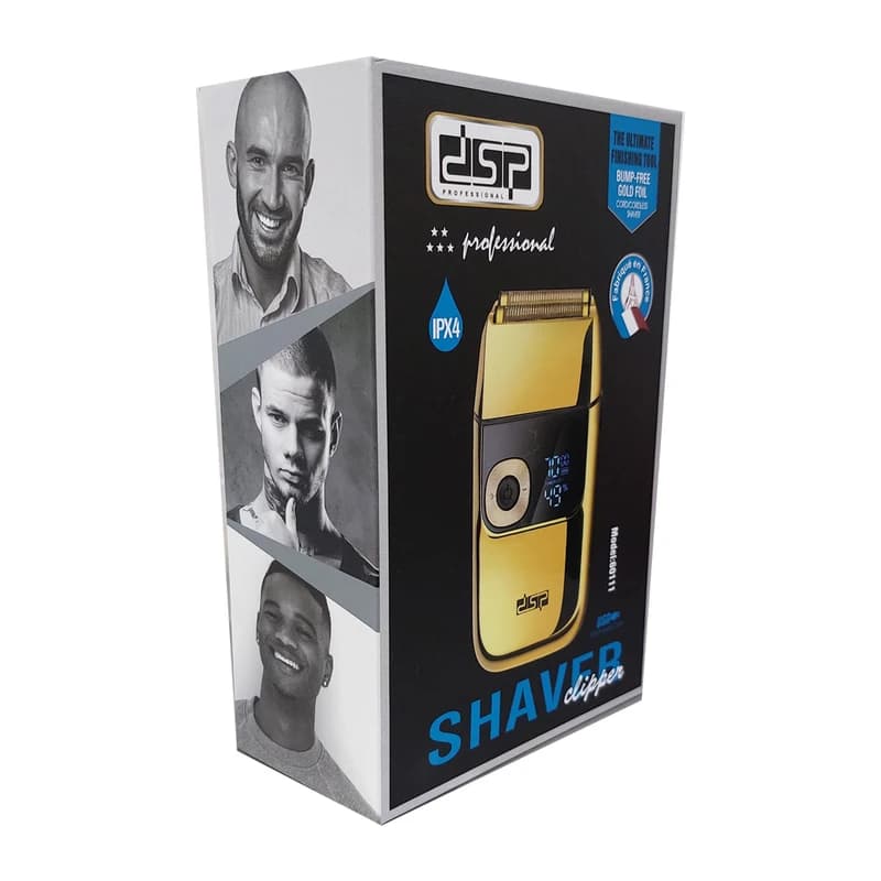 ریش تراش سه تیغ DSP مدل 60111 | شیور شارژی ضد آب با نمایشگر LED — تصویر ۷