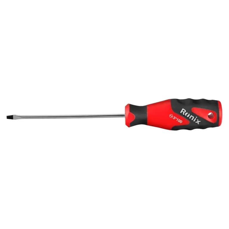 پیچ گوشتی دو سو رونیکس 3×100 دسته TPR مدل RH-2736