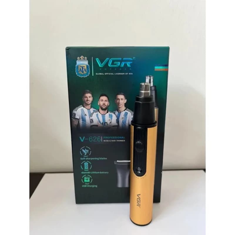 موزن گوش و بینی و خط زن VGR مدل V-626 | تریمر شارژی 2 کاره حرفه‌ای — تصویر ۸