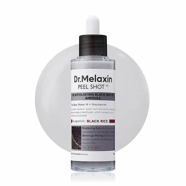 آمپول پیل شات برنج سیاه دکتر ملاکسین Dr.Melaxin Peel