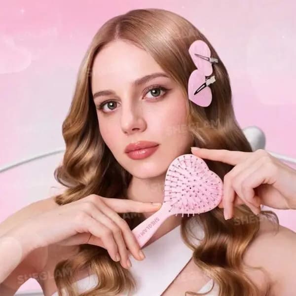 برس مو صورتی شیگلم Sheglam مدل Cupids charm — تصویر ۲