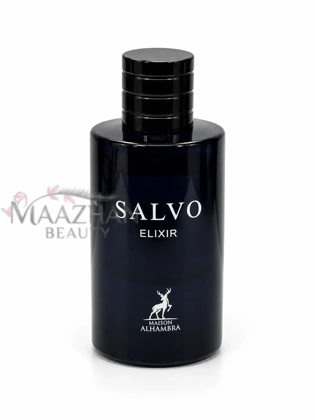 عطر ادکلن مردانه سالوو الکسیر الحمبرا با رایحه ساواج الکسیر دیور 60 میل — تصویر ۴