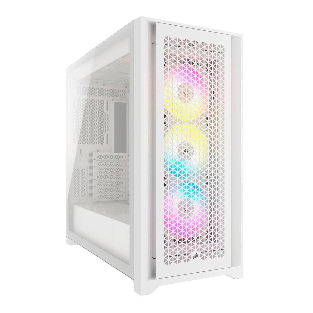 کیس گیمینگ کورسیر مدل iCUE 5000D RGB AIRFLOW White — تصویر ۹
