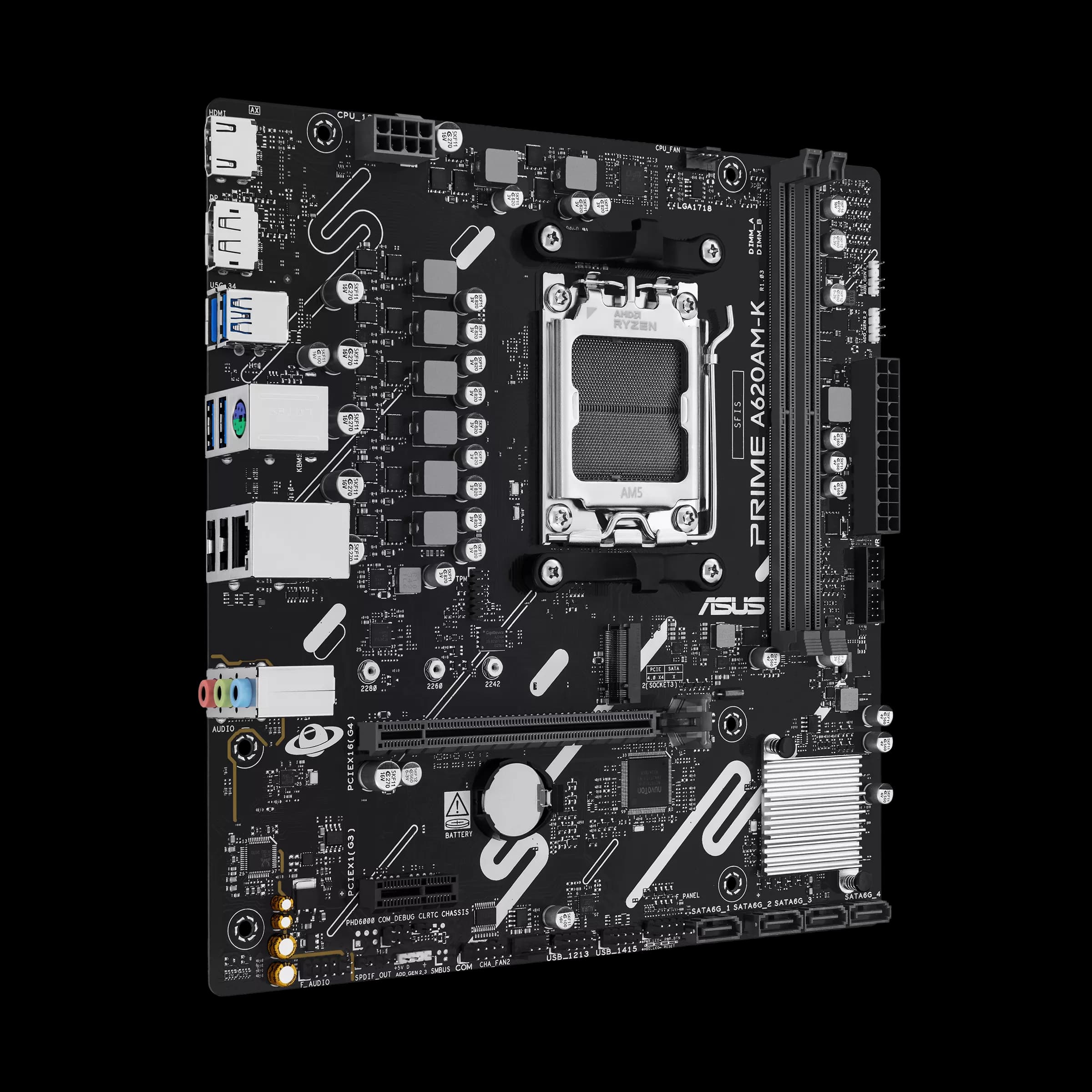 مادربرد ایسوس مدل PRIME A620AM-K DDR5 — تصویر ۶