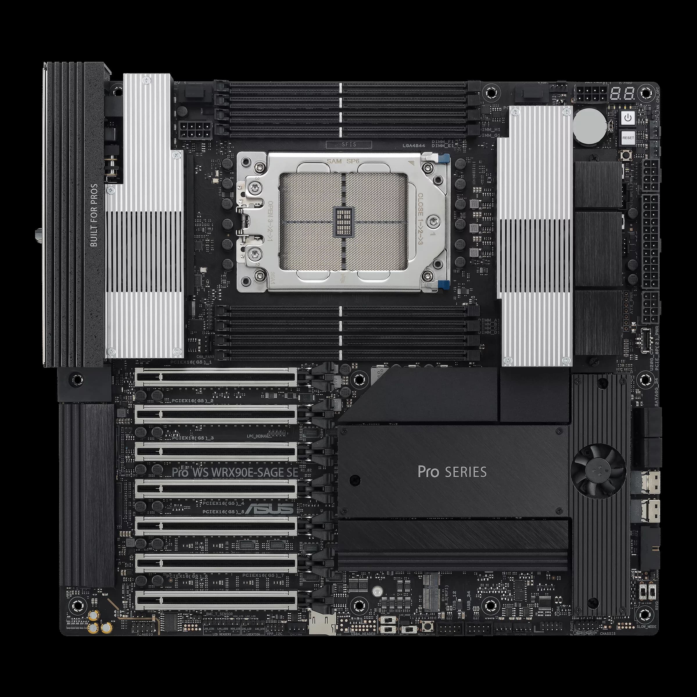 مادربرد ایسوس مدل Pro WS WRX90E-SAGE SE DDR5 — تصویر ۸