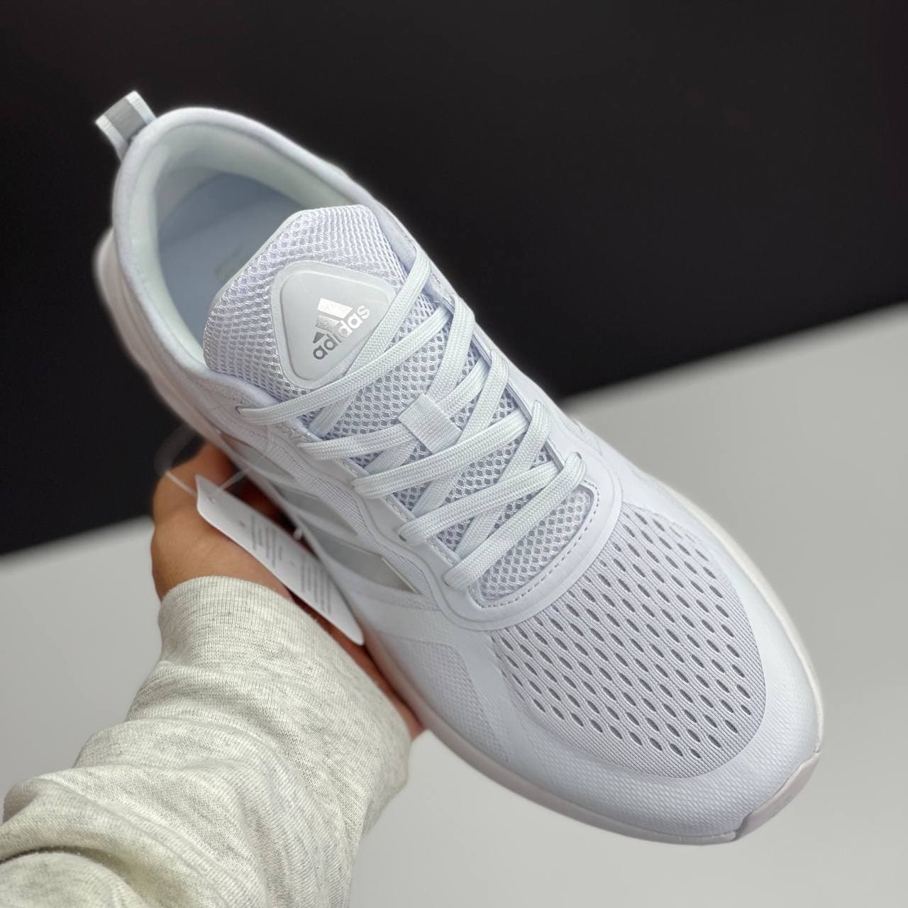 آدیداس کلودفوم سفید نقره ای ADIDAS CLOUDFOAM — تصویر ۶