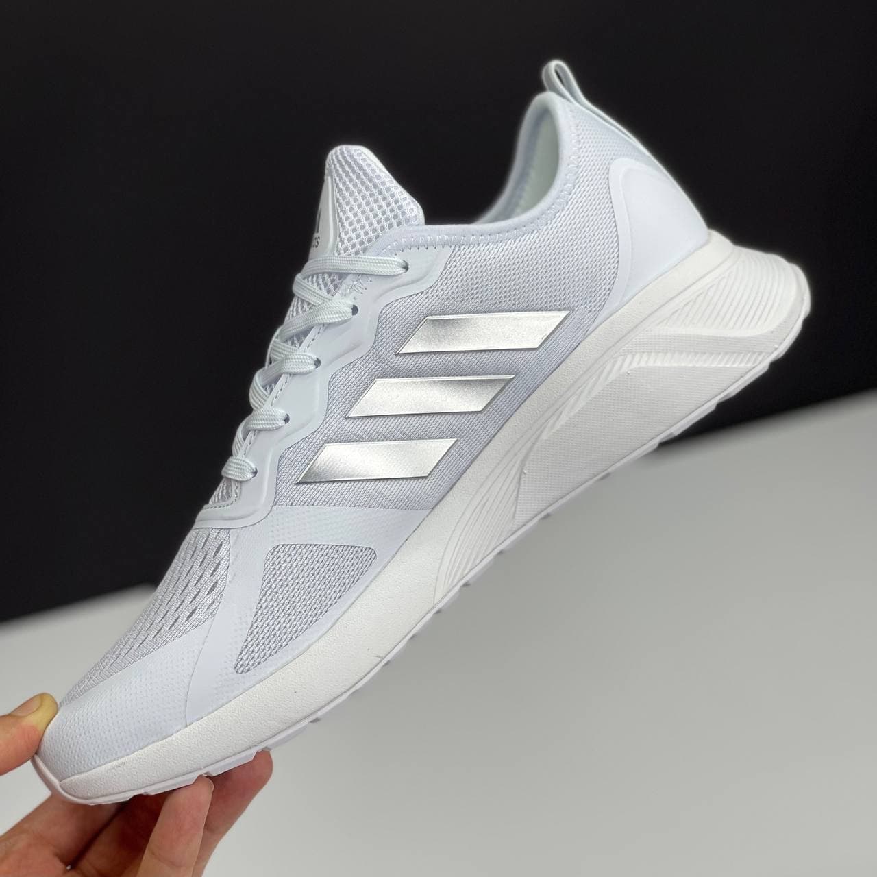آدیداس کلودفوم سفید نقره ای ADIDAS CLOUDFOAM — تصویر ۷