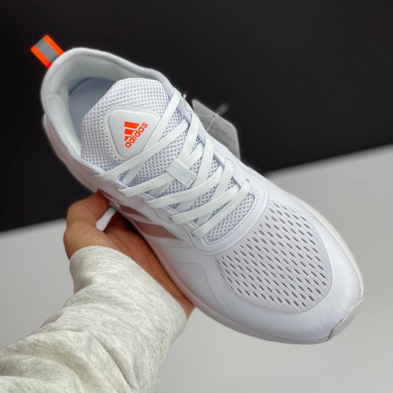 آدیداس کلودفوم سفید نارنجی ADIDAS CLOUDFOAM — تصویر ۲
