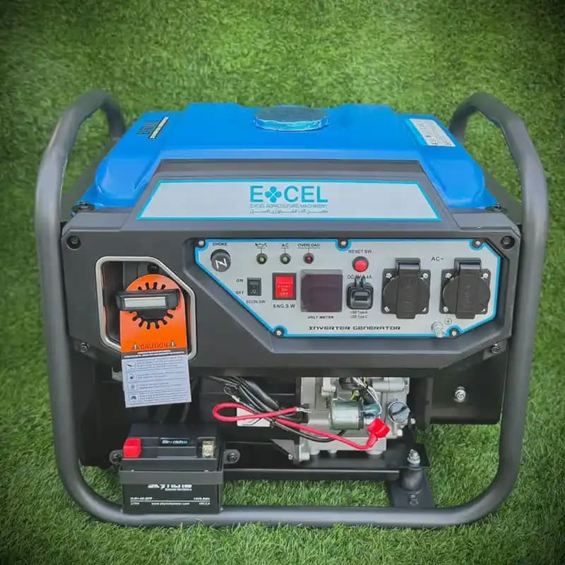 موتور برق 5 کیلووات اینورتر استارتی اکسل مدل EX6000IS