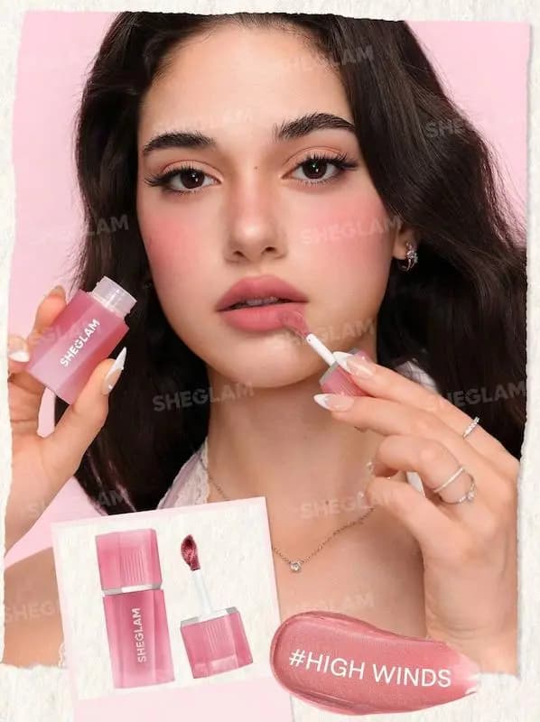 رژگونه و رژلب مخملی شیگلم SHEGLAM — تصویر ۵
