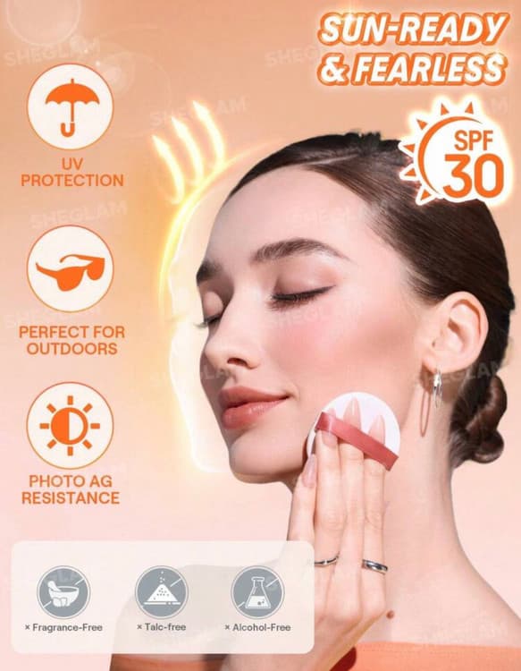 پودر فیکس SPF دار شیگلم sheglam — تصویر ۵
