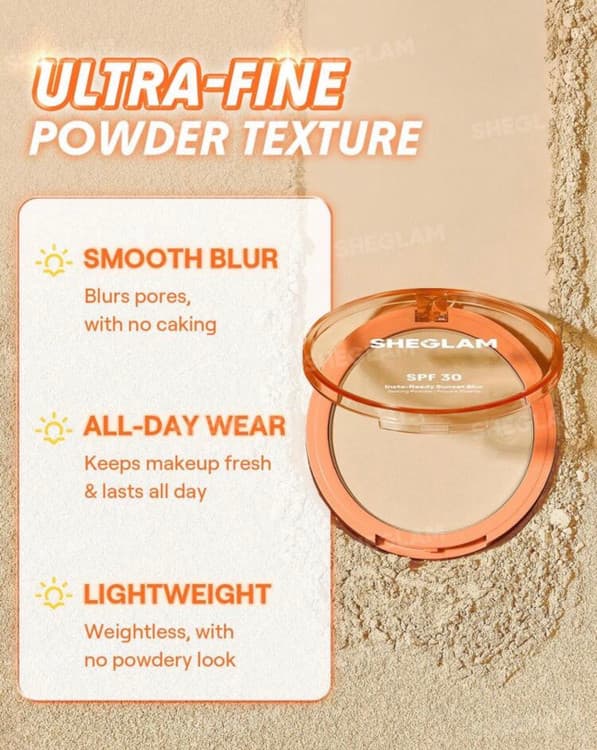 پودر فیکس SPF دار شیگلم sheglam — تصویر ۷