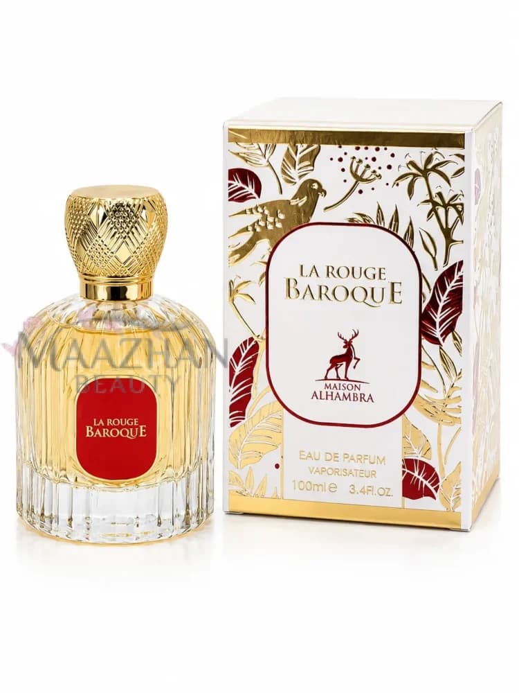 عطر ادکلن زنانه لا روژ باروک الحمبرا 100 میل با رایحه مشابه باکارات رژ 540 — تصویر ۵