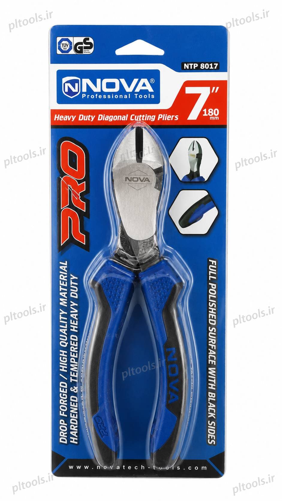 سیم چین کله گاوی نووا 7 اینچ مدل NTP-8017 — تصویر ۲