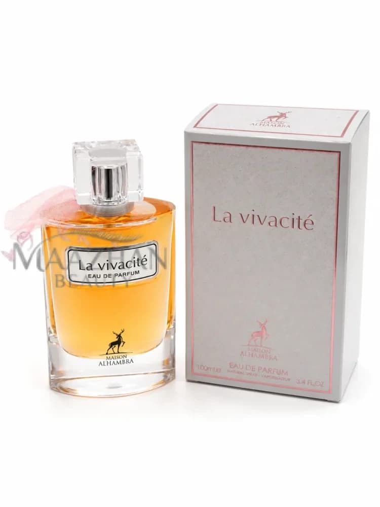 عطر ادکلن زنانه لا ویواسیته الحمبرا با رایحه مشابه لا ویه است بله لانکوم 100 میل — تصویر ۵