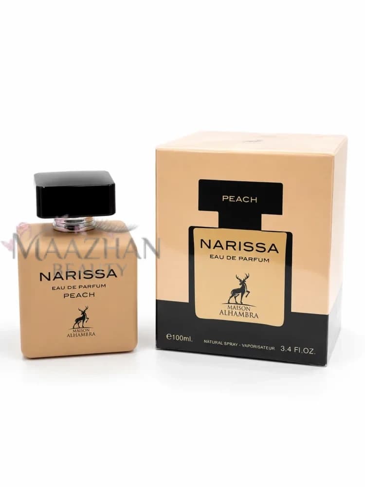 عطر ادکلن ناریسا پیچ الحمبرا100 م Narissa Peach | مشابه Narciso Poudrée — تصویر ۵