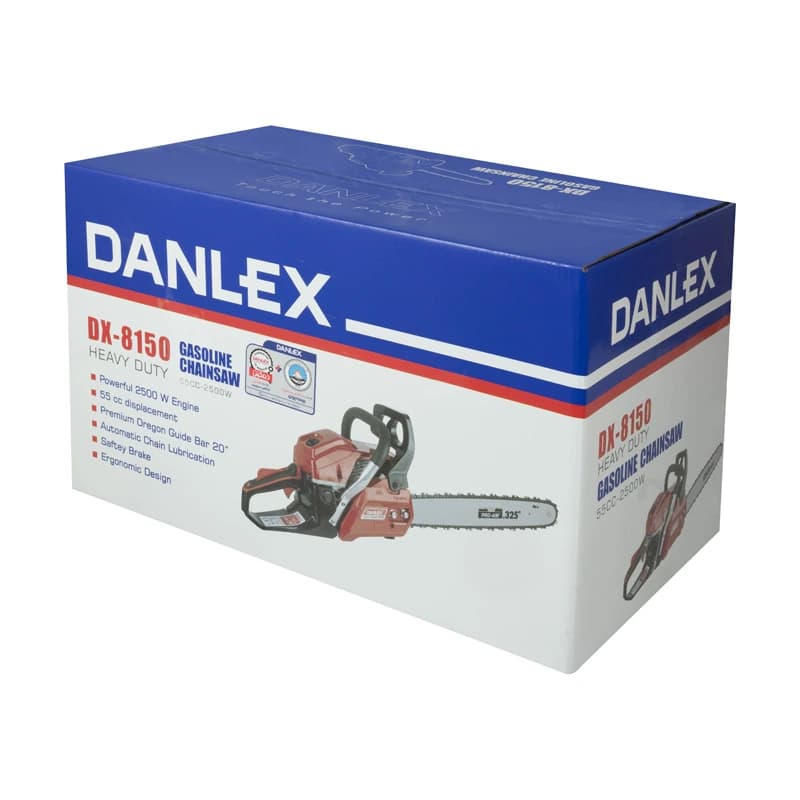 اره زنجیری بنزینی 55 سی سی 50 سانتی متر 2500 وات دنلکس مدل DX-8150 — تصویر ۴