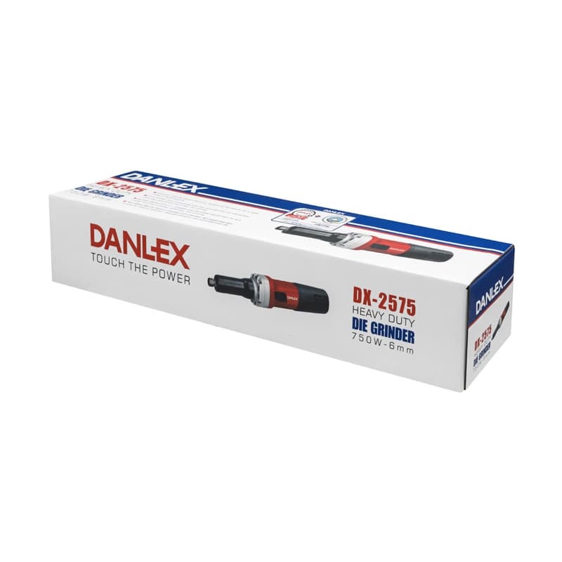 فرز انگشتی گلو بلند دنلکس 750 وات دیمردار 6 میلیمتری مدل DX-2575 — تصویر ۲