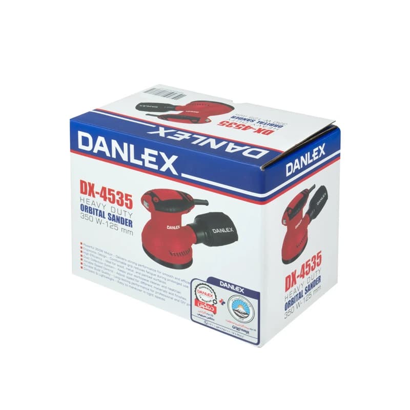 سنباده لرزان اوربیتال دنلکس 350 وات 125 میلیمتر دیمردار مدل DX-4535 — تصویر ۲