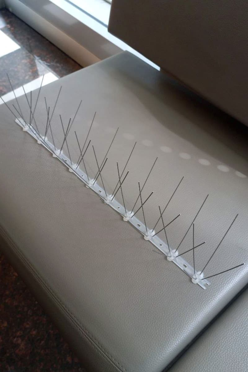 پرنده پران ۵۰ سانتی (شاخک دفع پرنده) شاخک استیل | کفی پلی پروپیلن یووی دار — تصویر ۸