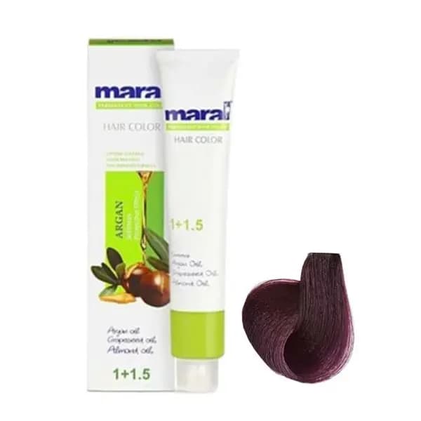 رنگ مو مارال مدل Violet شماره 3.99 حجم 100 میلی لیتر رنگ شرابی تیره