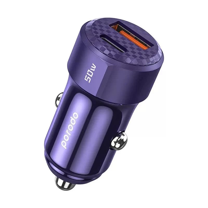 شارژر فندکی 50 وات پرودو مدل PD-CC50W-BU — تصویر ۴