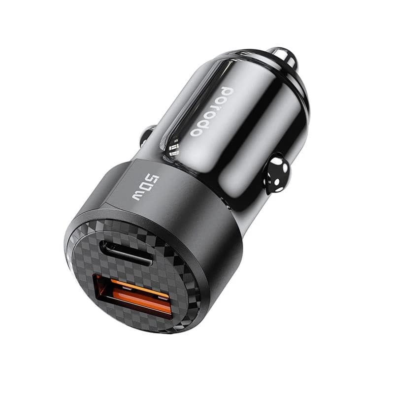 شارژر فندکی 50 وات پرودو مدل PD-CC50W-BU — تصویر ۲