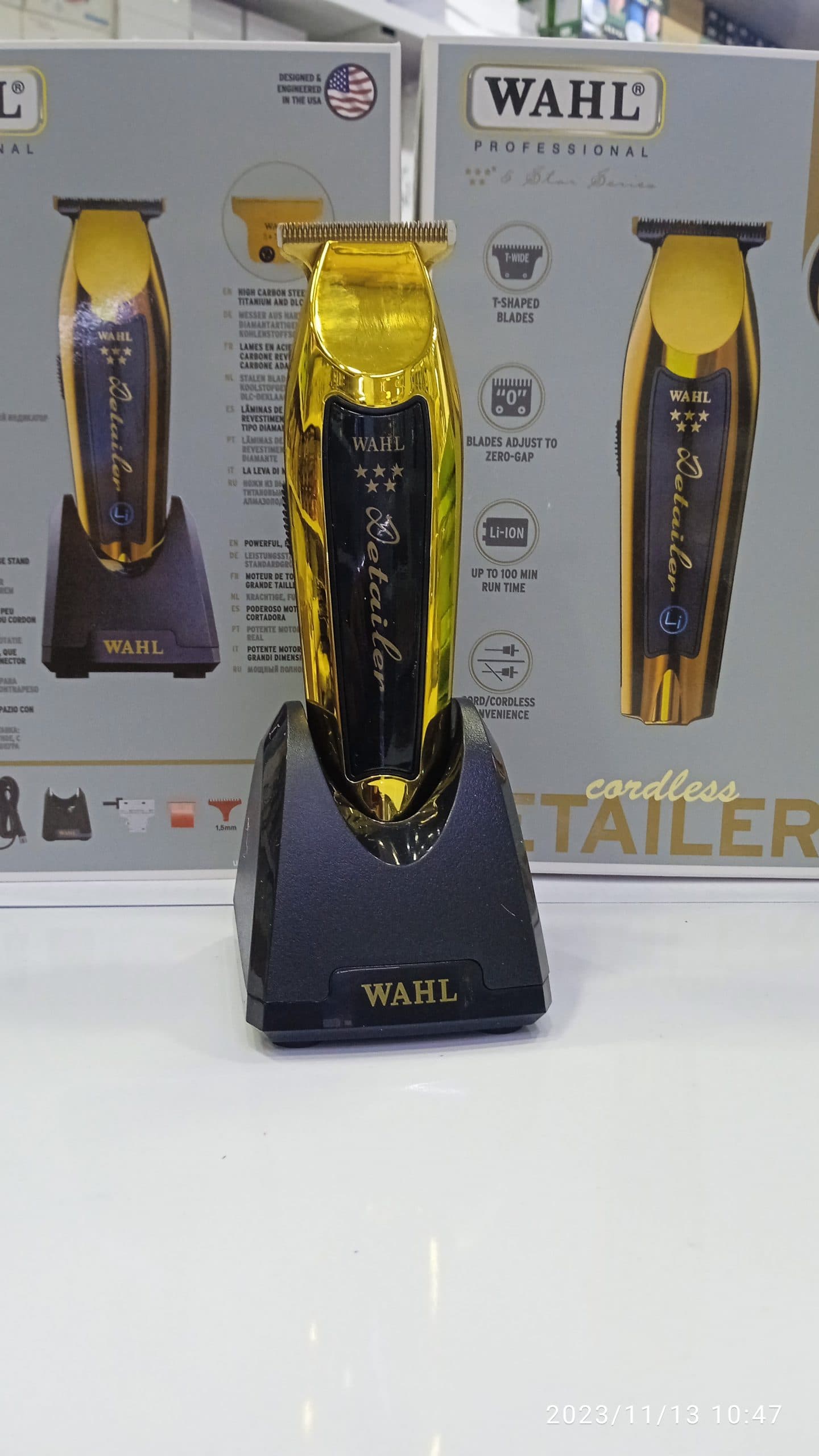 ماشین خط زن وال دیتیلر شارژی گلد آمریکا(سفارش اروپا)Wahl Detailer Li — تصویر ۶