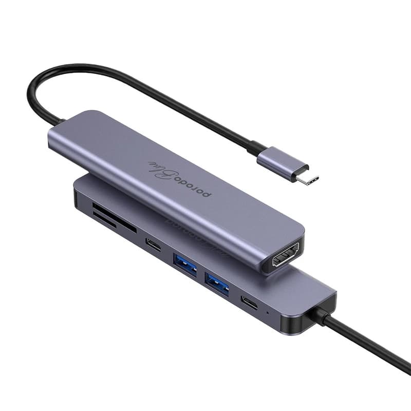 هاب 7 پورت USB-C پرودو مدل PB-71HBC — تصویر ۲