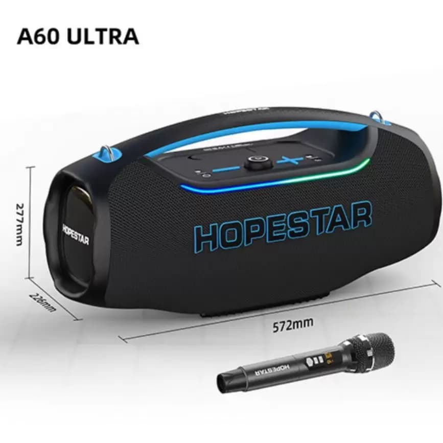 اسپیکر بلوتوثی برند هوپ استار مدل A60 ULTRA با قابلیت هوش مصنوعی AI — تصویر ۳