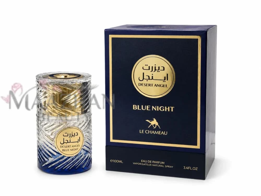 عطر ادکلن مردانه دیزرت انجل بلو نایت الحمبرا 100 میل با رایحه مشابه بلو د شنل — تصویر ۵