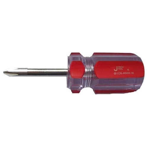 پیچ گوشتی چهارسو جتک 6×40 دسته کریستالی مدل LC6-40