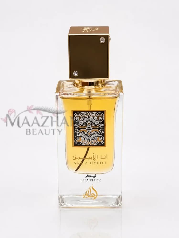 ادکلن مردانه انا الابیض لیذر شرکت لطافه (Lattafa Ana Abiyedh Leather) | رایحه چرمی و خاص 60 میل