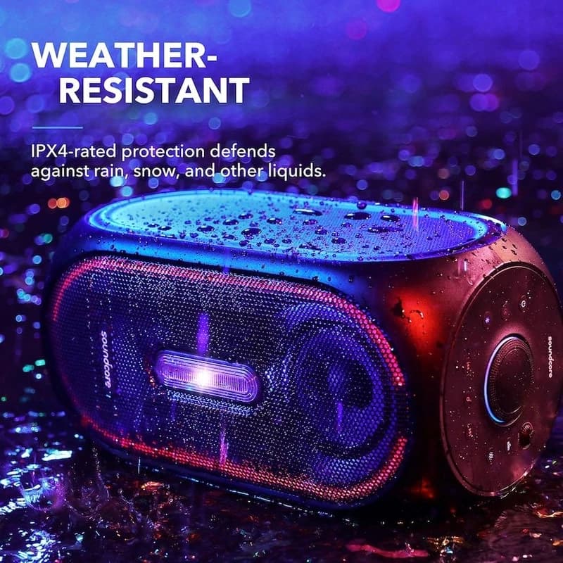 اسپیکر بلوتوثی قابل حمل انکر مدل SoundCore Rave party plus 160W(یکسال گارانتی شرکتی) — تصویر ۴