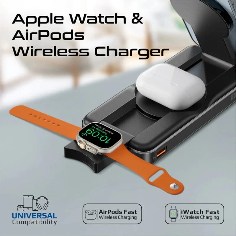پاوربانک برند پرومیت مدل POWERPACK-FOLD ظرفیت 10000 میلی آمپر ساعت — تصویر ۸