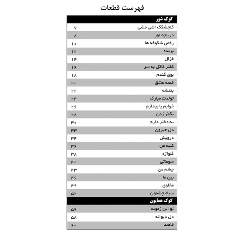 رقص سنتور جلد دوم مجموعه قطعات پاپ برای سنتور تالیف سامان ضرابی — تصویر ۲