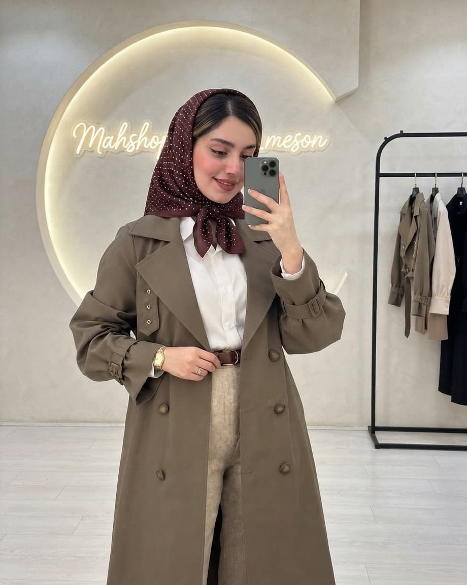 بارونی صبا 🍁 (ارسال 15 روزه) — تصویر ۱۰
