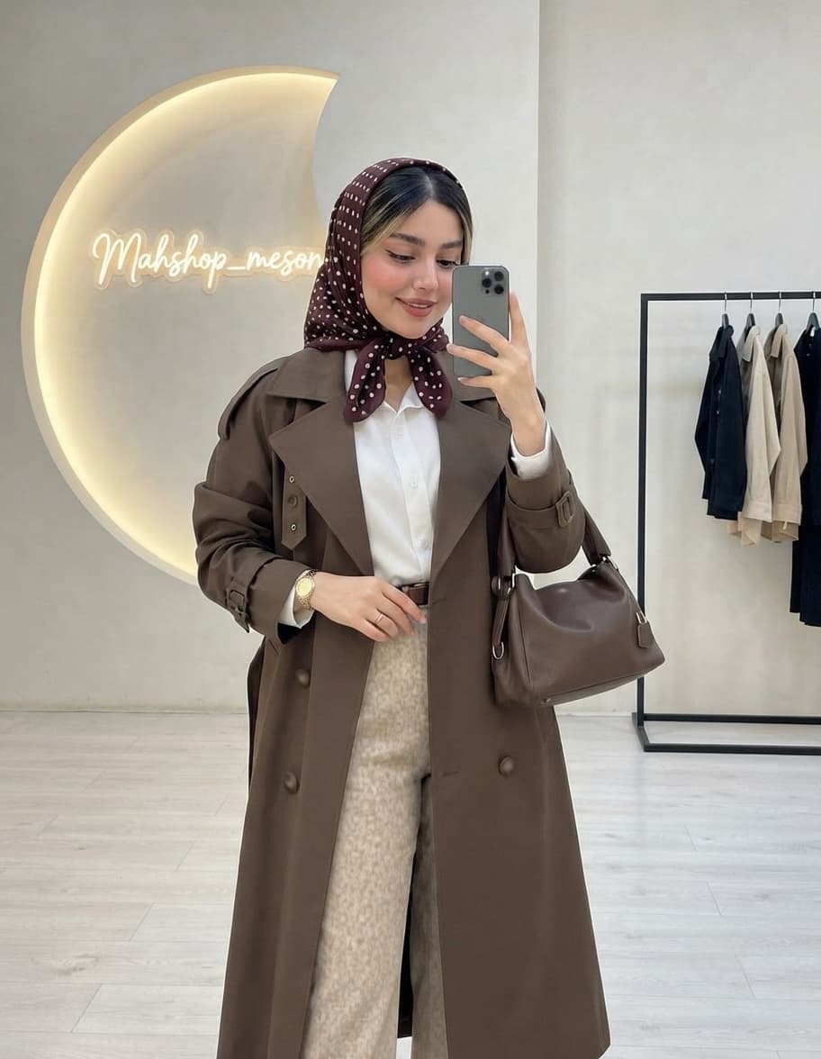 بارونی صبا 🍁 (ارسال 15 روزه) — تصویر ۹