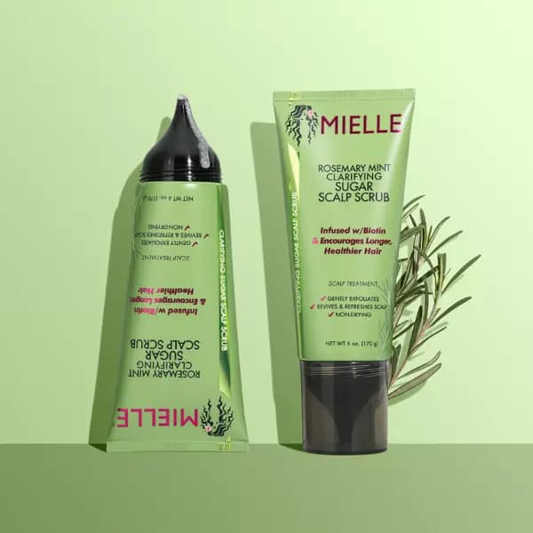 اسکراب کف سر نعنا و رزماری میله Mielle — تصویر ۴