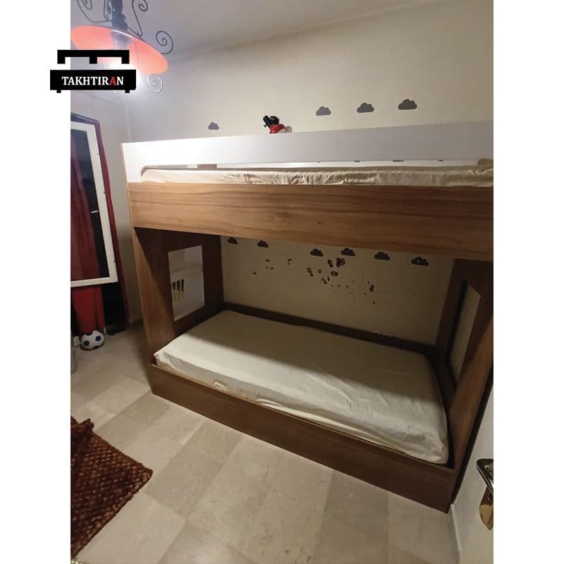 تخت دو طبقه ساده آرامش — تصویر ۴
