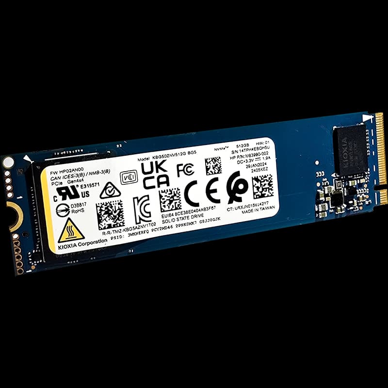 حافظه SSD کیوکسیا ظرفیت 512 گیگابایت مدل KIOXIA BG5 Client M.2 NVMe — تصویر ۲