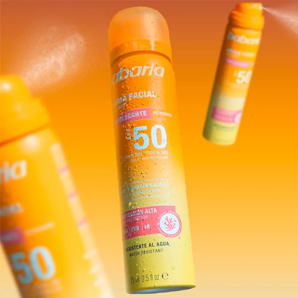 اسپری ضد آفتاب بروما باباریا SPF50 حاوی نیاسینامید و آلوئهورا حجم ۷۵ میلیلیتر — تصویر ۶